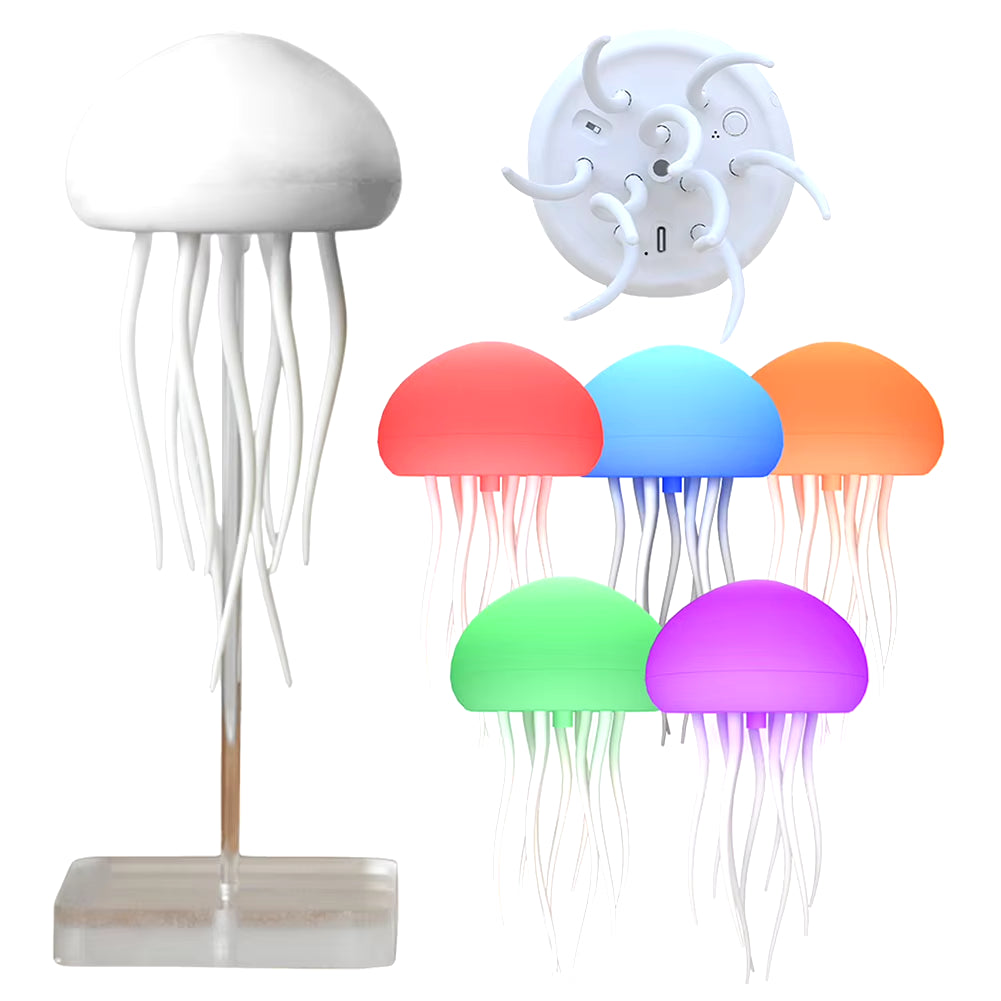 Luz nocturna de medusas 3D