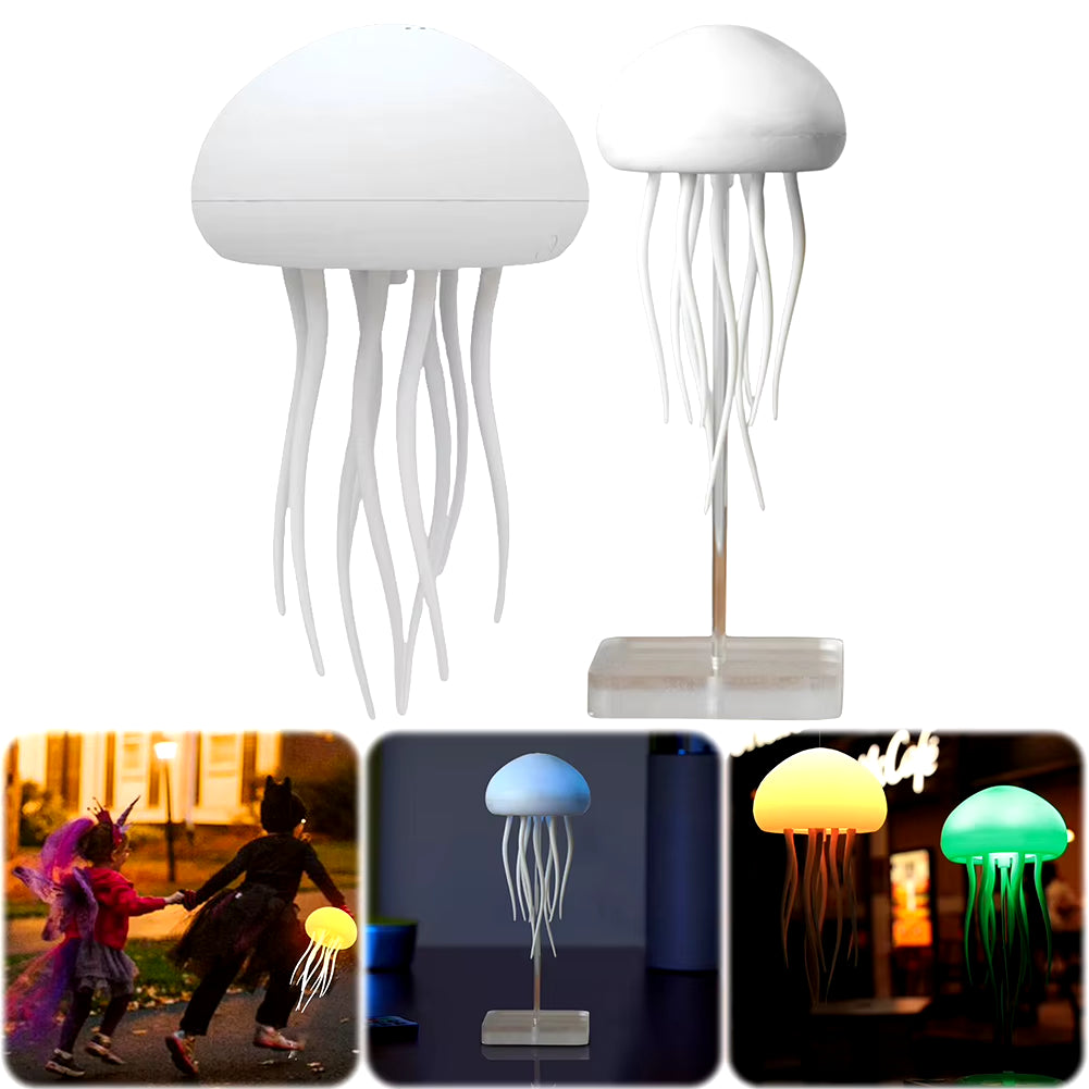  Luz nocturna de medusas 3D