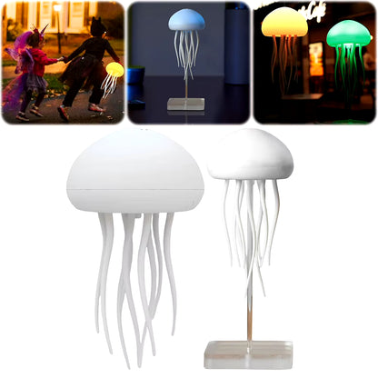  Luz nocturna de medusas 3D